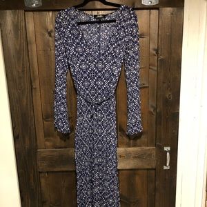 Maxi blue dress